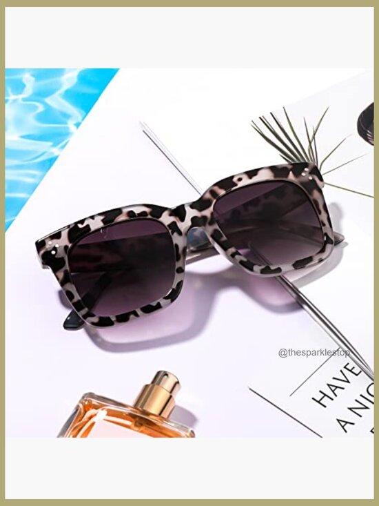 Vintage Square Gradient Sunglasses UV400 Protection main image 6